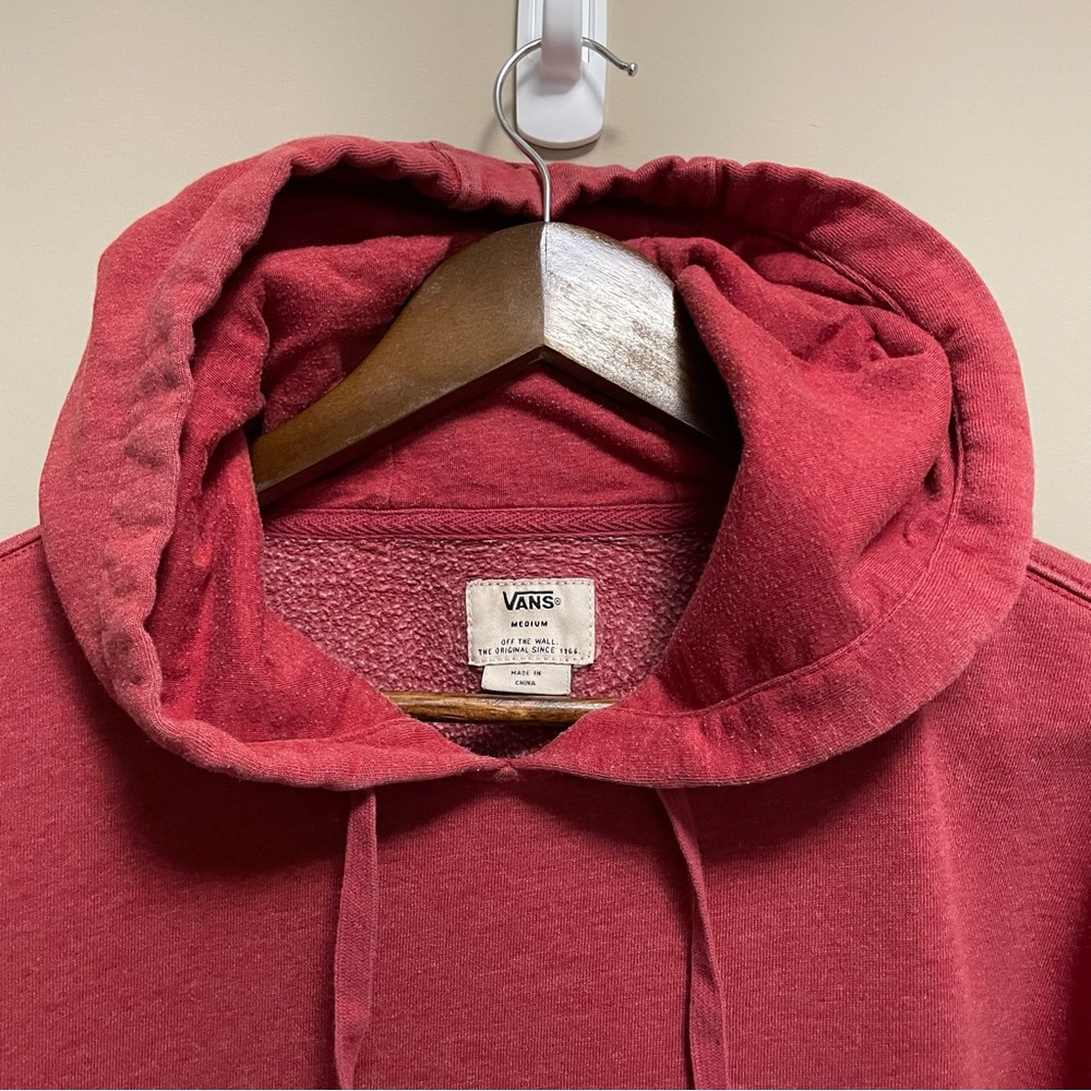 Vans Men's Red Pullover Hoodie - Picture 2 of 12